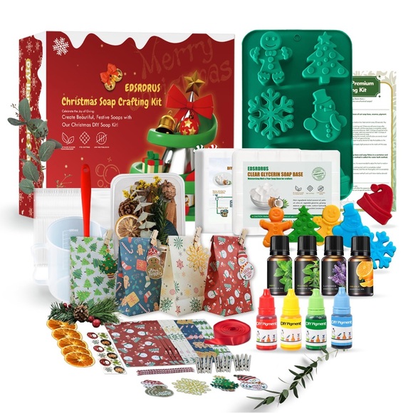 Soap Making Kit With Soap Base, Silicone Molds, Fragrance Oils, Pigments & More - Picture 5 of 5